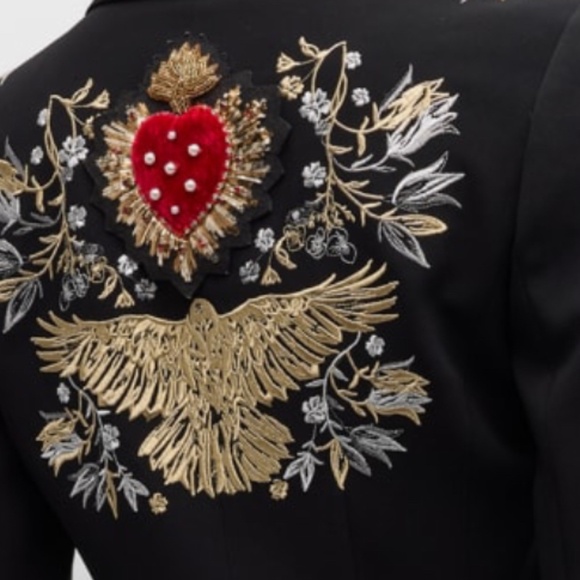 Cinq a' Sept Cheyenne Patch Blazer - Picture 1 of 6